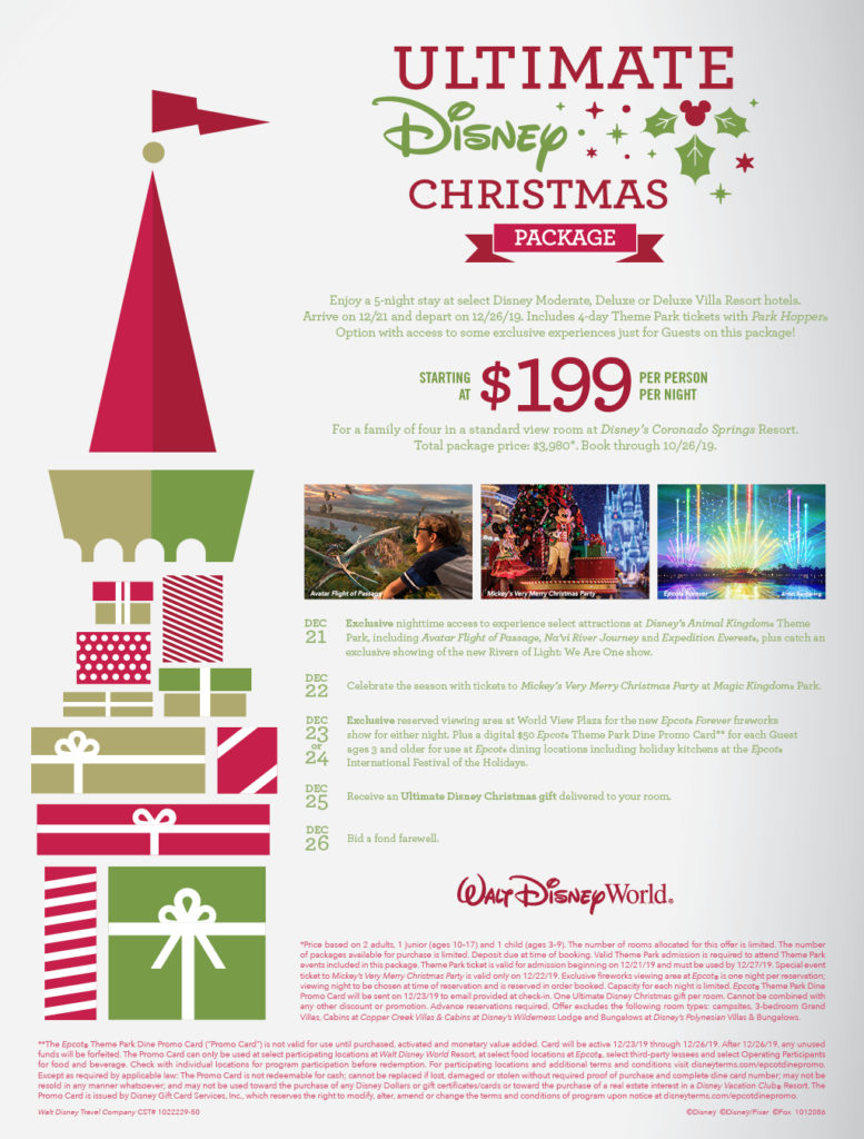 The Ultimate Disney Christmas Package Magic Family Getaways